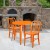 Flash Furniture CH-51090TH-2-18VRT-OR-GG 30" Round Orange Metal Indoor/Outdoor Table Set with 2 Vertical Slat Back Chairs addl-1