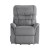 Flash Furniture CH-US-153062L-GY-LEA-GG Hercules Gray LeatherSoft Remote Powered Lift Recliner for Elderly addl-10