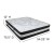 Flash Furniture CL-E230P-3M35-F-GG Capri Comfortable Sleep Full 12" Foam Pocket Spring Mattress & 3" Gel Memory Foam Topper Bundle addl-7