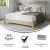 Flash Furniture CL-MF101-8-F-GG Charcoal & Green Tea Cooling Gel Memory Foam 8" Supportive Pressure Relief, Full Mattress in a Box addl-3