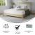 Flash Furniture CL-MF101-8-Q-GG Charcoal & Green Tea Cooling Gel Memory Foam 8" Supportive Pressure Relief, Queen Mattress in a Box addl-3