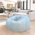 Flash Furniture DG-BEAN-LARGE-FUR-TL-GG Oversized Teal Furry Refillable Bean Bag Chair for All Ages addl-1