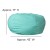 Flash Furniture DG-BEAN-LARGE-SOLID-MTGN-GG Oversized Solid Mint Green Refillable Bean Bag Chair for All Ages addl-6