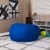 Flash Furniture DG-BEAN-LARGE-SOLID-ROYBL-GG Oversized Solid Royal Blue Refillable Bean Bag Chair for All Ages addl-1