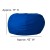 Flash Furniture DG-BEAN-LARGE-SOLID-ROYBL-GG Oversized Solid Royal Blue Refillable Bean Bag Chair for All Ages addl-5