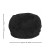 Flash Furniture DG-BEAN-SMALL-FUR-BK-GG Small Black Furry Refillable Bean Bag Chair for Kids and Teens addl-5