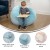 Flash Furniture DG-BEAN-SMALL-FUR-TL-GG Small Teal Furry Refillable Bean Bag Chair for Kids and Teens addl-4