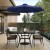 Flash Furniture GM-402003-NVY-GG Navy 9 Ft. Round Umbrella, 1.5" Diameter Aluminum Pole - Crank and Tilt Function addl-6