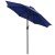 Flash Furniture GM-402003-NVY-GG Navy 9 Ft. Round Umbrella, 1.5" Diameter Aluminum Pole - Crank and Tilt Function addl-7