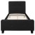 Flash Furniture HG-21-GG Twin Size Tufted Upholstered Platform Bed, Black Fabric addl-4