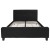 Flash Furniture HG-23-GG Queen Size Tufted Upholstered Platform Bed, Black Fabric addl-6