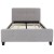 Flash Furniture HG-26-GG Full Size Tufted Upholstered Platform Bed, Light Gray Fabric addl-4