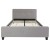 Flash Furniture HG-27-GG Queen Size Tufted Upholstered Platform Bed, Light Gray Fabric addl-4