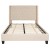 Flash Furniture HG-34-GG Full Size Tufted Upholstered Platform Bed, Beige Fabric addl-4