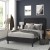 Flash Furniture HG-3WPB21-F02-F-BK-GG Charcoal Full Fabric Upholstered Platform Bed with Headboard addl-1