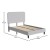 Flash Furniture HG-3WPB21-F02-F-GY-GG Light Grey Full Fabric Upholstered Platform Bed with Headboard addl-4