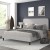 Flash Furniture HG-3WPB21-K04-K-GY-GG Light Grey King Fabric Upholstered Platform Bed with Headboard addl-1