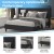 Flash Furniture HG-3WPB21-Q03-Q-BK-GG Charcoal Queen Fabric Upholstered Platform Bed with Headboard addl-3