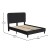 Flash Furniture HG-3WPB21-Q03-Q-BK-GG Charcoal Queen Fabric Upholstered Platform Bed with Headboard addl-4