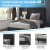 Flash Furniture HG-3WPB21-T01-T-BK-GG Charcoal Twin Fabric Upholstered Platform Bed with Headboard addl-3