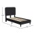 Flash Furniture HG-3WPB21-T01-T-BK-GG Charcoal Twin Fabric Upholstered Platform Bed with Headboard addl-4