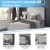 Flash Furniture HG-3WPB21-T01-T-GY-GG Light Grey Twin Fabric Upholstered Platform Bed with Headboard addl-3