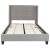 Flash Furniture HG-42-GG Full Size Tufted Upholstered Platform Bed, Light Gray Fabric addl-4