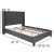 Flash Furniture HG-46-GG Full Size Tufted Upholstered Platform Bed, Dark Gray Fabric addl-3