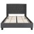 Flash Furniture HG-46-GG Full Size Tufted Upholstered Platform Bed, Dark Gray Fabric addl-4