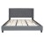 Flash Furniture HG-48-GG King Size Tufted Upholstered Platform Bed, Dark Gray Fabric addl-4