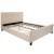 Flash Furniture HG-BM10-19-GG Queen Size Tufted Upholstered Platform Bed, Beige Fabric with 10" Pocket Spring Mattress addl-6