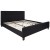 Flash Furniture HG-BM10-24-GG King Size Tufted Upholstered Platform Bed, Black Fabric with 10" Pocket Spring Mattress addl-6