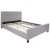 Flash Furniture HG-BM10-27-GG Queen Size Tufted Upholstered Platform Bed, Light Gray Fabric with 10" Pocket Spring Mattress addl-6