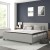 Flash Furniture HG-BM10-28-GG King Size Tufted Upholstered Platform Bed, Light Gray Fabric with 10" Pocket Spring Mattress addl-1