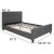 Flash Furniture HG-BM10-30-GG Full Size Tufted Upholstered Platform Bed, Dark Gray Fabric with 10" Pocket Spring Mattress addl-4