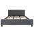 Flash Furniture HG-BM10-32-GG King Size Tufted Upholstered Platform Bed, Dark Gray Fabric with 10" Pocket Spring Mattress addl-9