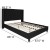 Flash Furniture HG-BM10-39-GG Queen Size Tufted Upholstered Platform Bed, Black Fabric with 10" Pocket Spring Mattress addl-4