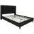 Flash Furniture HG-BM10-39-GG Queen Size Tufted Upholstered Platform Bed, Black Fabric with 10" Pocket Spring Mattress addl-6