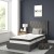 Flash Furniture HG-BM10-45-GG Twin Size Tufted Upholstered Platform Bed, Dark Gray Fabric with 10" Pocket Spring Mattress addl-1