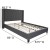 Flash Furniture HG-BM10-47-GG Queen Size Tufted Upholstered Platform Bed, Dark Gray Fabric with 10" Pocket Spring Mattress addl-4