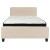 Flash Furniture HG-BM-18-GG Full Size Tufted Upholstered Platform Bed, Beige Fabric with Pocket Spring Mattress addl-4