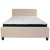 Flash Furniture HG-BM-19-GG Queen Size Tufted Upholstered Platform Bed, Beige Fabric with Pocket Spring Mattress addl-4