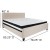 Flash Furniture HG-BM-20-GG King Size Tufted Upholstered Platform Bed, Beige Fabric with Pocket Spring Mattress addl-3