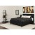 Flash Furniture HG-BM-21-GG Twin Size Tufted Upholstered Platform Bed, Black Fabric with Pocket Spring Mattress addl-1