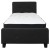 Flash Furniture HG-BM-21-GG Twin Size Tufted Upholstered Platform Bed, Black Fabric with Pocket Spring Mattress addl-4