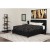 Flash Furniture HG-BM-22-GG Full Size Tufted Upholstered Platform Bed, Black Fabric with Pocket Spring Mattress addl-1