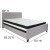 Flash Furniture HG-BM-27-GG Queen Size Tufted Upholstered Platform Bed, Light Gray Fabric with Pocket Spring Mattress addl-3