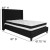 Flash Furniture HG-BM-38-GG Full Size Tufted Upholstered Platform Bed, Black Fabric with Pocket Spring Mattress addl-3