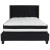 Flash Furniture HG-BM-38-GG Full Size Tufted Upholstered Platform Bed, Black Fabric with Pocket Spring Mattress addl-4