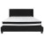 Flash Furniture HG-BM-40-GG King Size Tufted Upholstered Platform Bed, Black Fabric with Pocket Spring Mattress addl-4